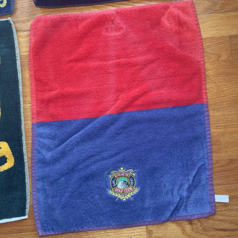 4 VTG Golf Bag Towels Donegal Old Course 123rd Open Waterville Cylouth Golf Club